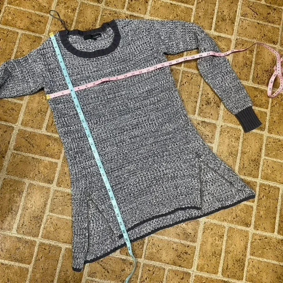 Kaisely Gray Side Zipper Sweater - Picture 11 of 11